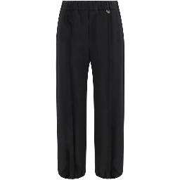 Black Wool Oves Aries Joggers (Workout Pants)