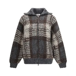 Gray Mohair Cardigan
