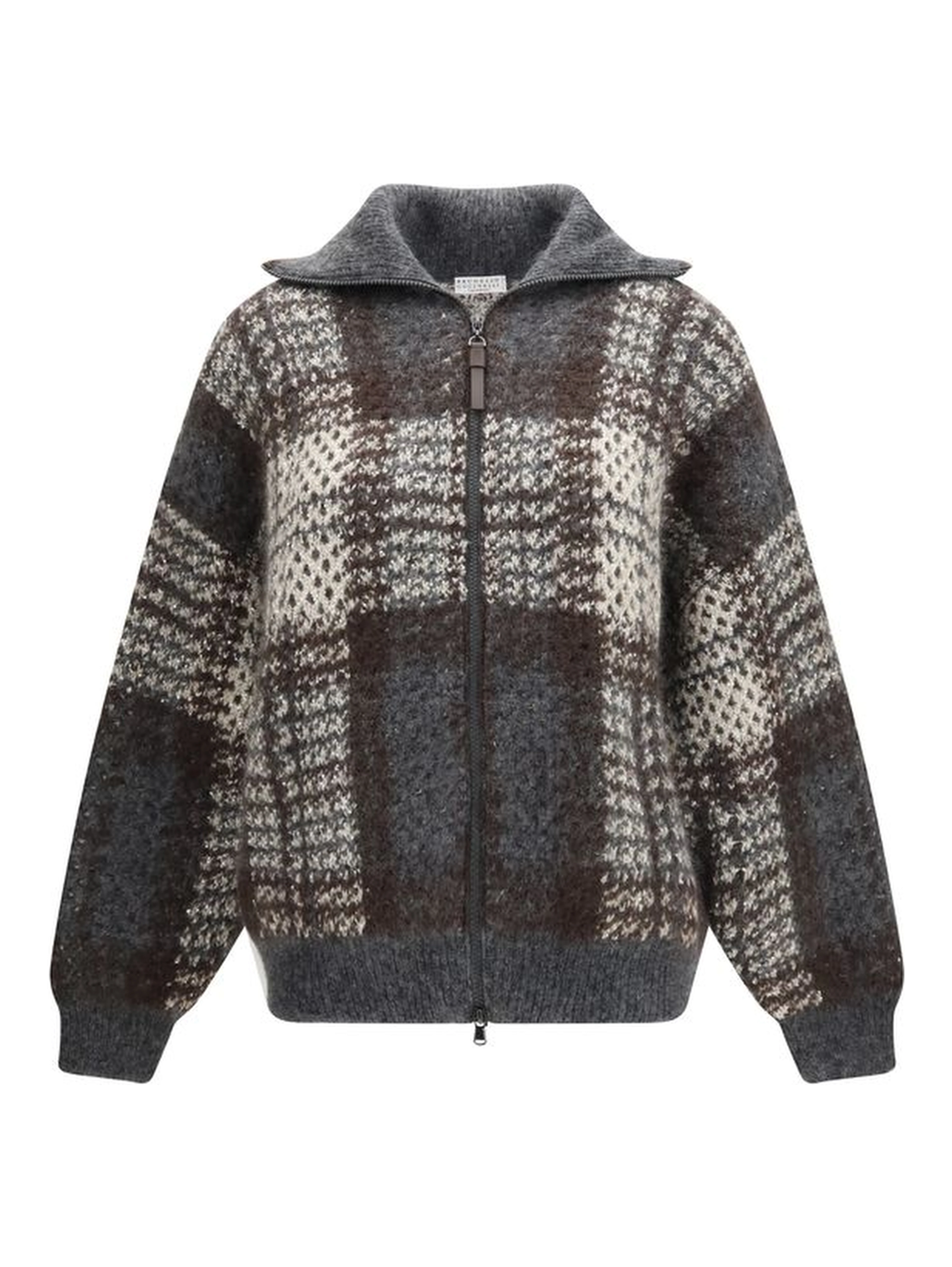 Gray Mohair Cardigan