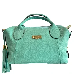 Turquoise Cowhide Handbag
