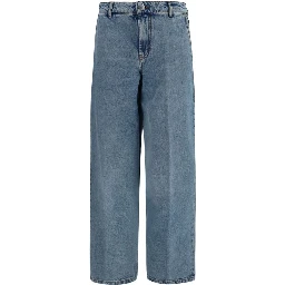 Blue Cotton Jeans Denim