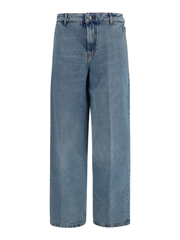 Blue Cotton Jeans Denim