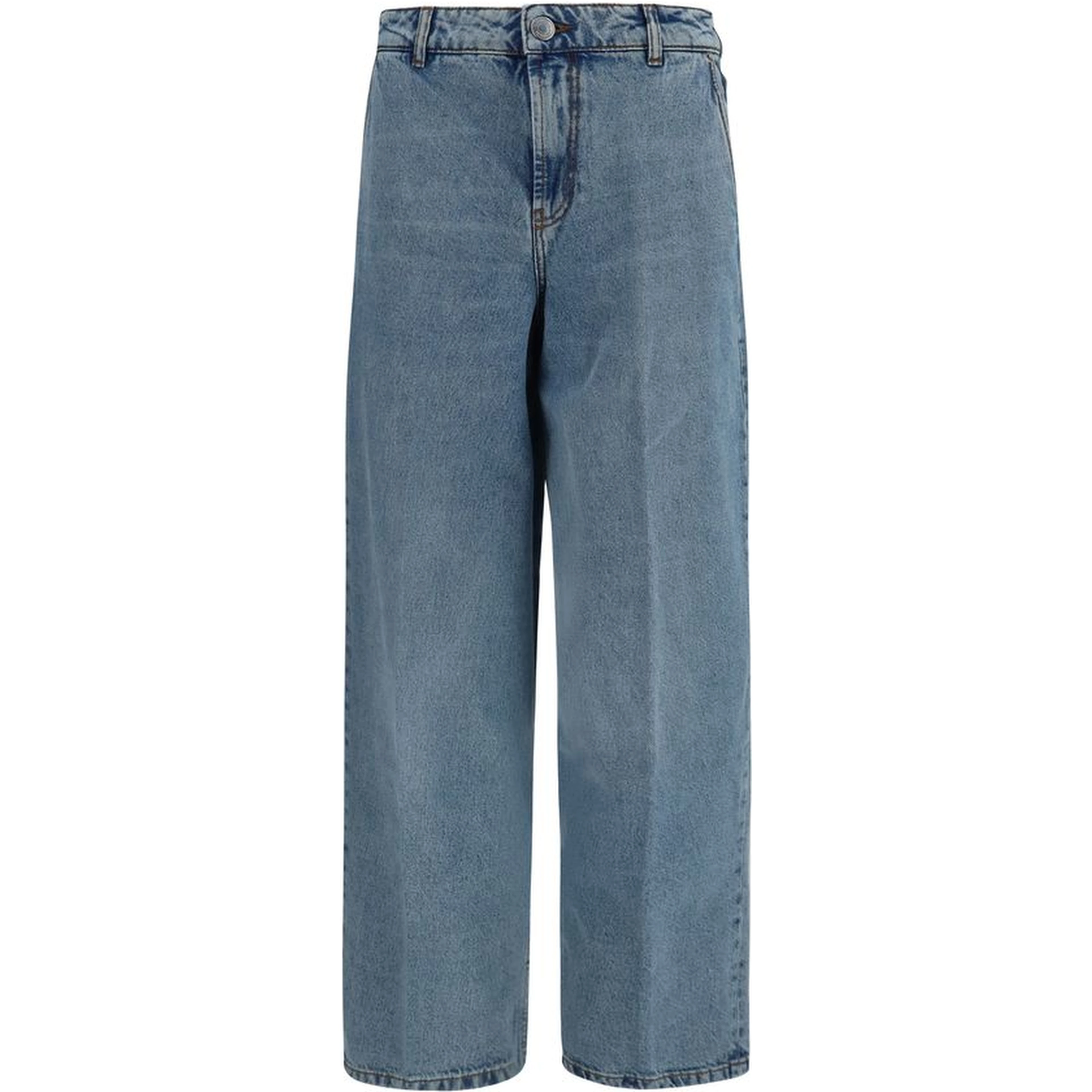 Blue Cotton Jeans Denim