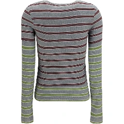Gray Cotton Long Sleeve T-Shirt