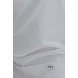White Cotton Pattern Shirt