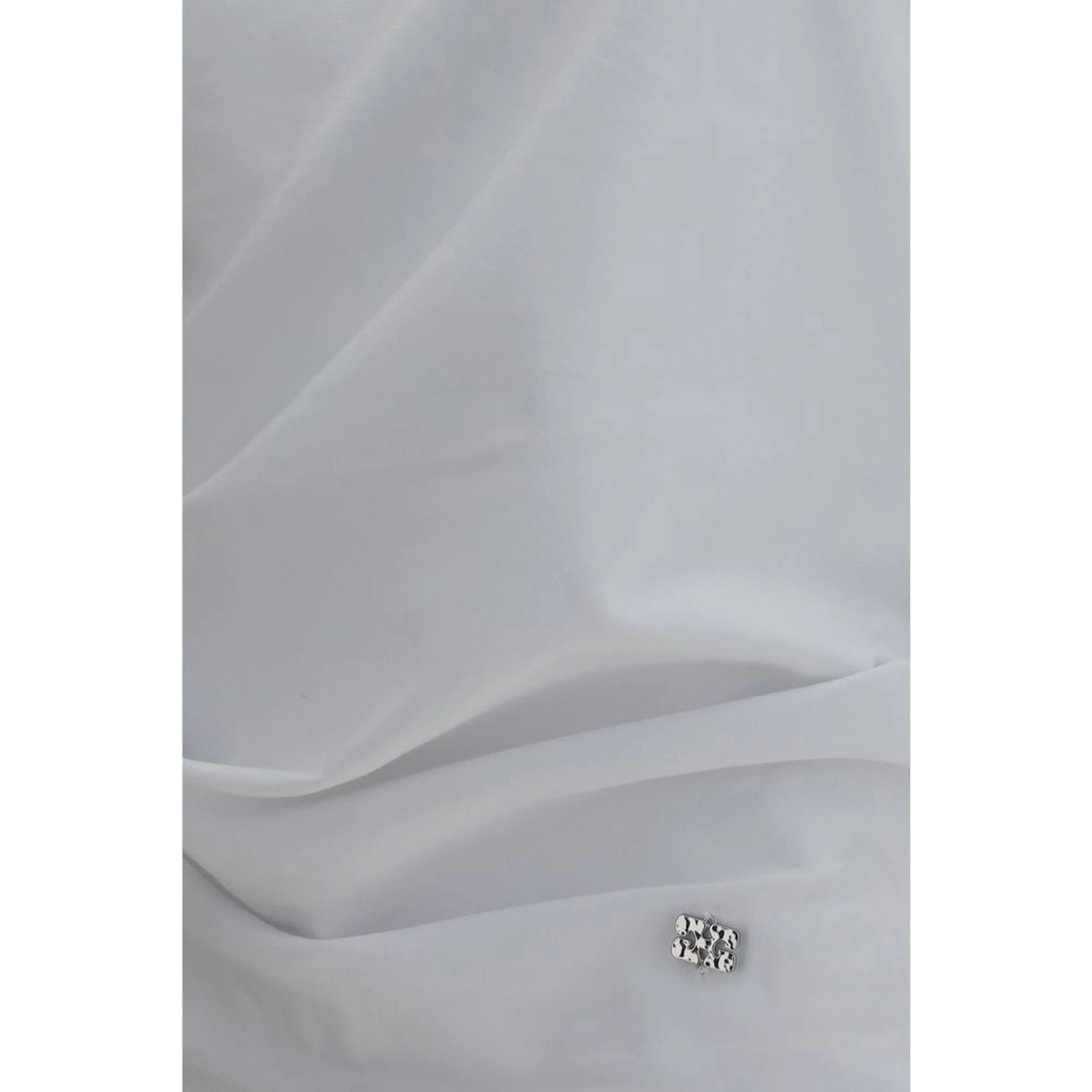 White Cotton Pattern Shirt