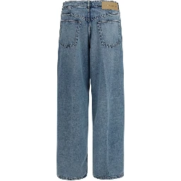 Blue Cotton Jeans Denim