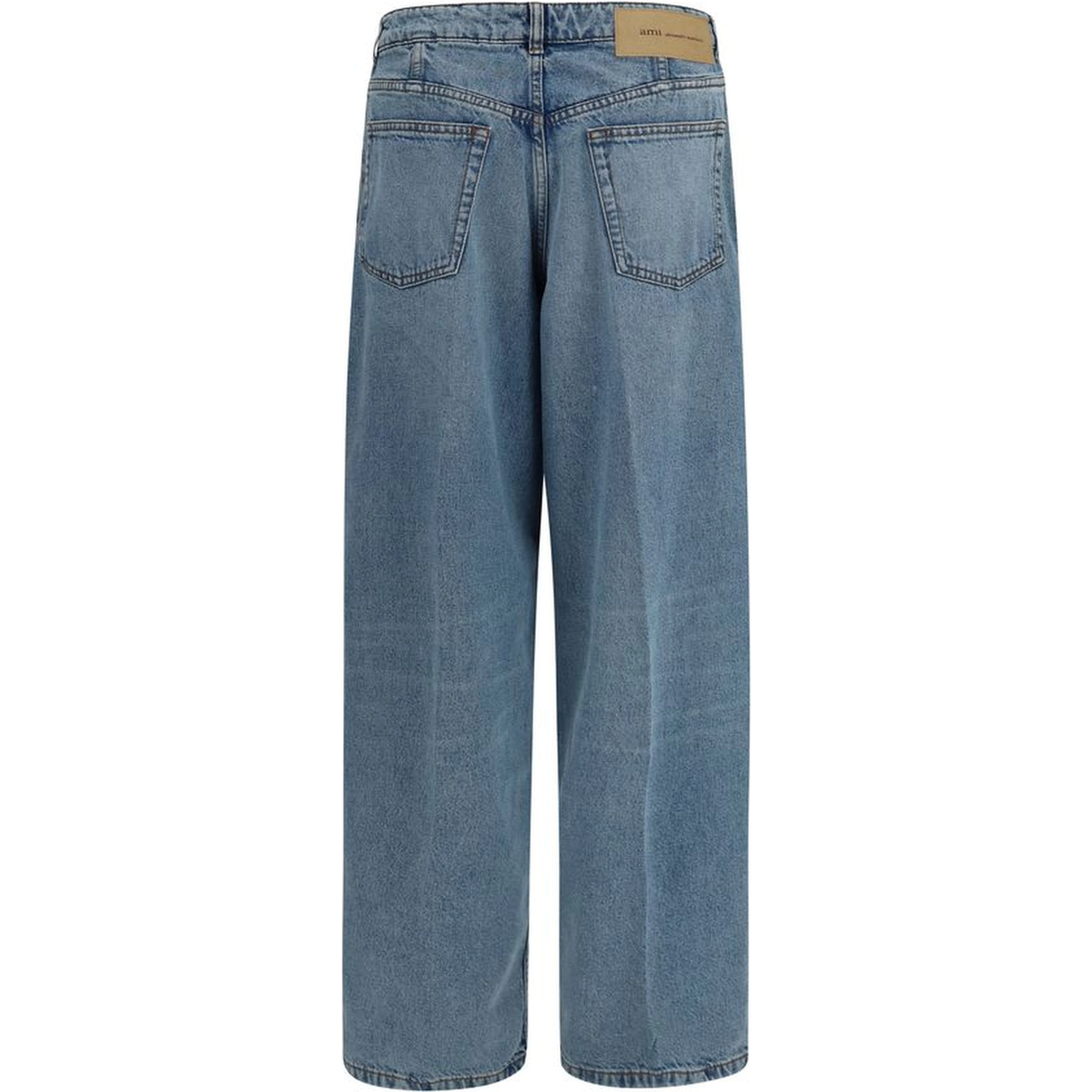 Blue Cotton Jeans Denim