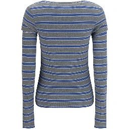 Gray Cotton Long Sleeve T-Shirt