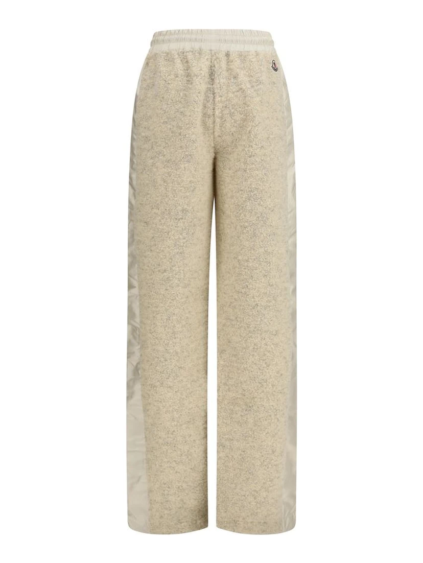 Beige Polyester Joggers (Workout Pants)
