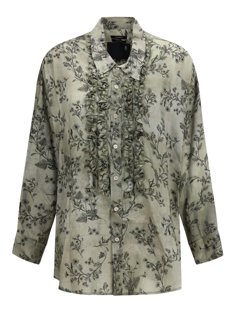 Bicolor Viscose Blouse