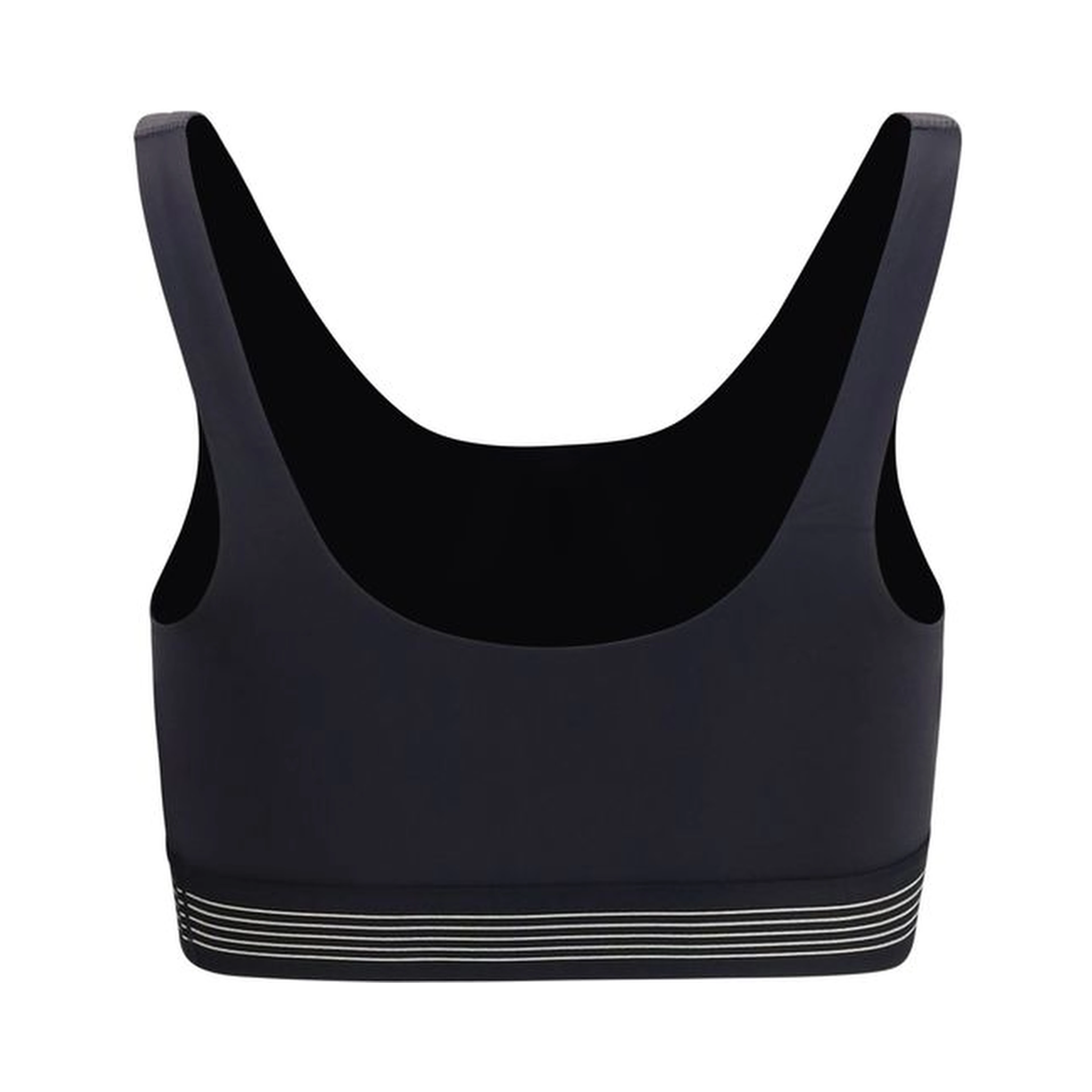 Black Polyester Sport Bra