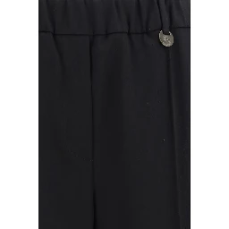 Black Wool Oves Aries Joggers (Workout Pants)
