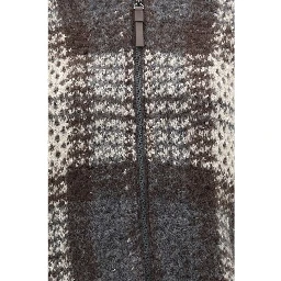 Gray Mohair Cardigan