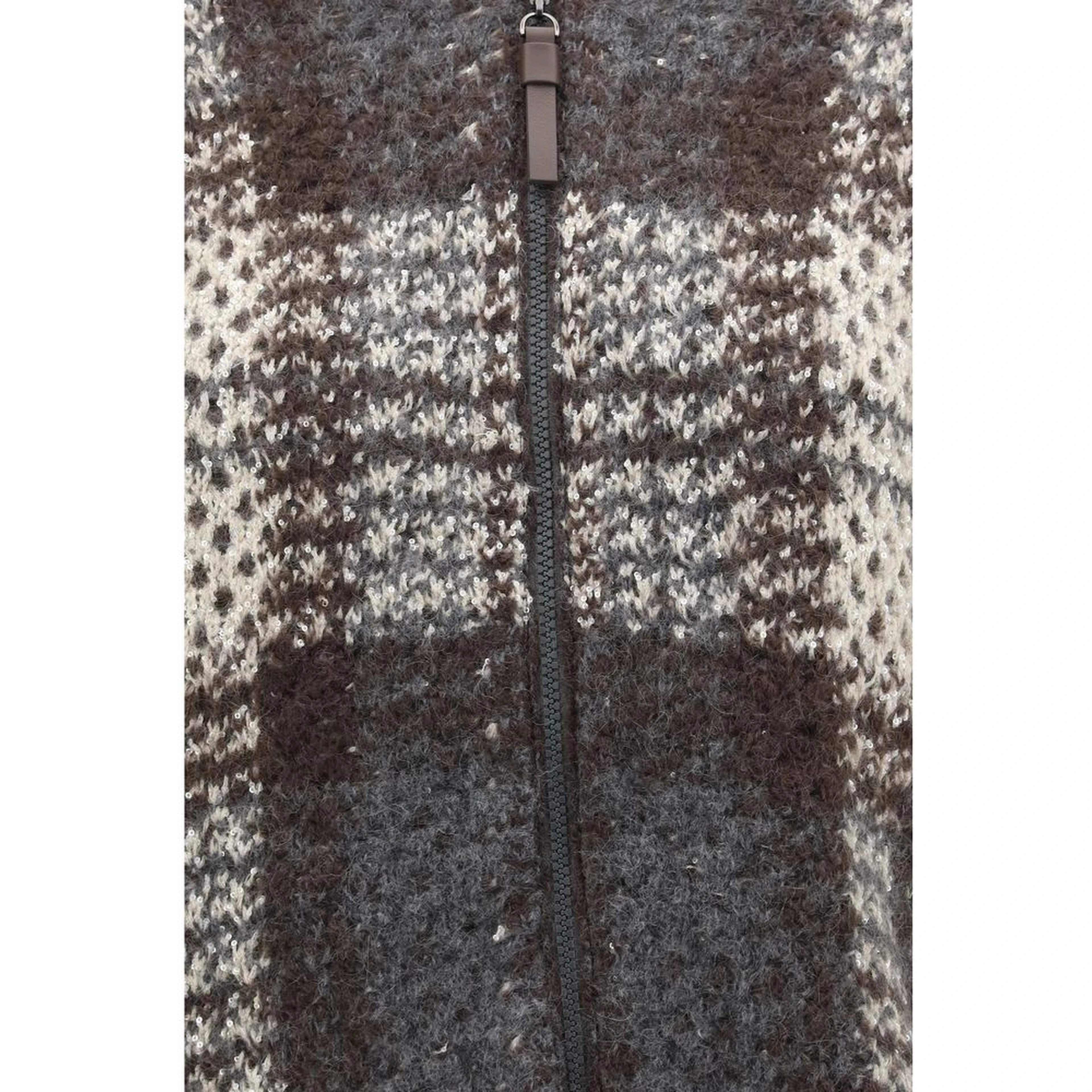 Gray Mohair Cardigan