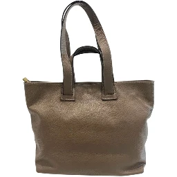 Beige Cowhide Handbag