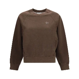 Brown Cotton Sweatshirt