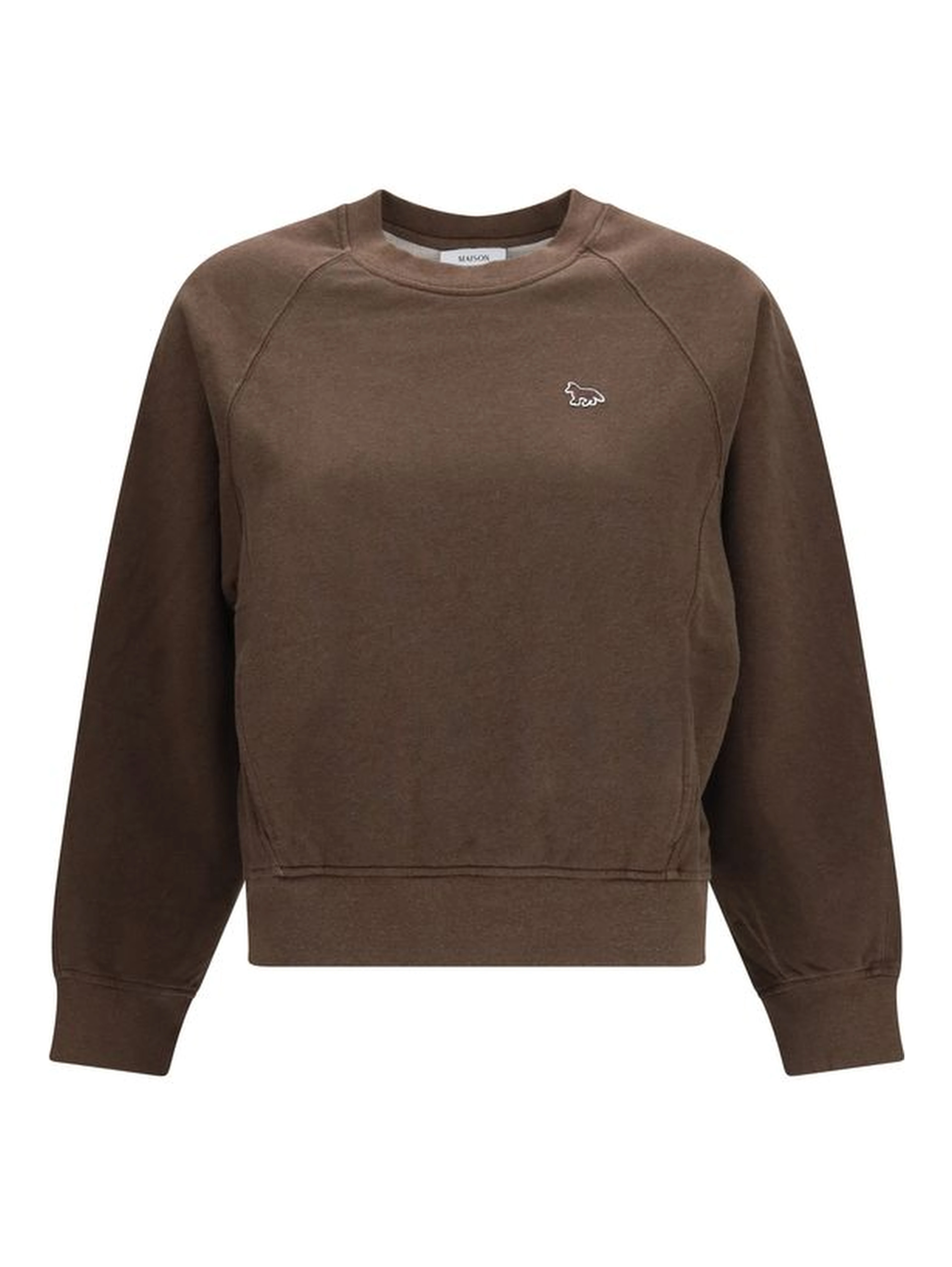 Brown Cotton Sweatshirt