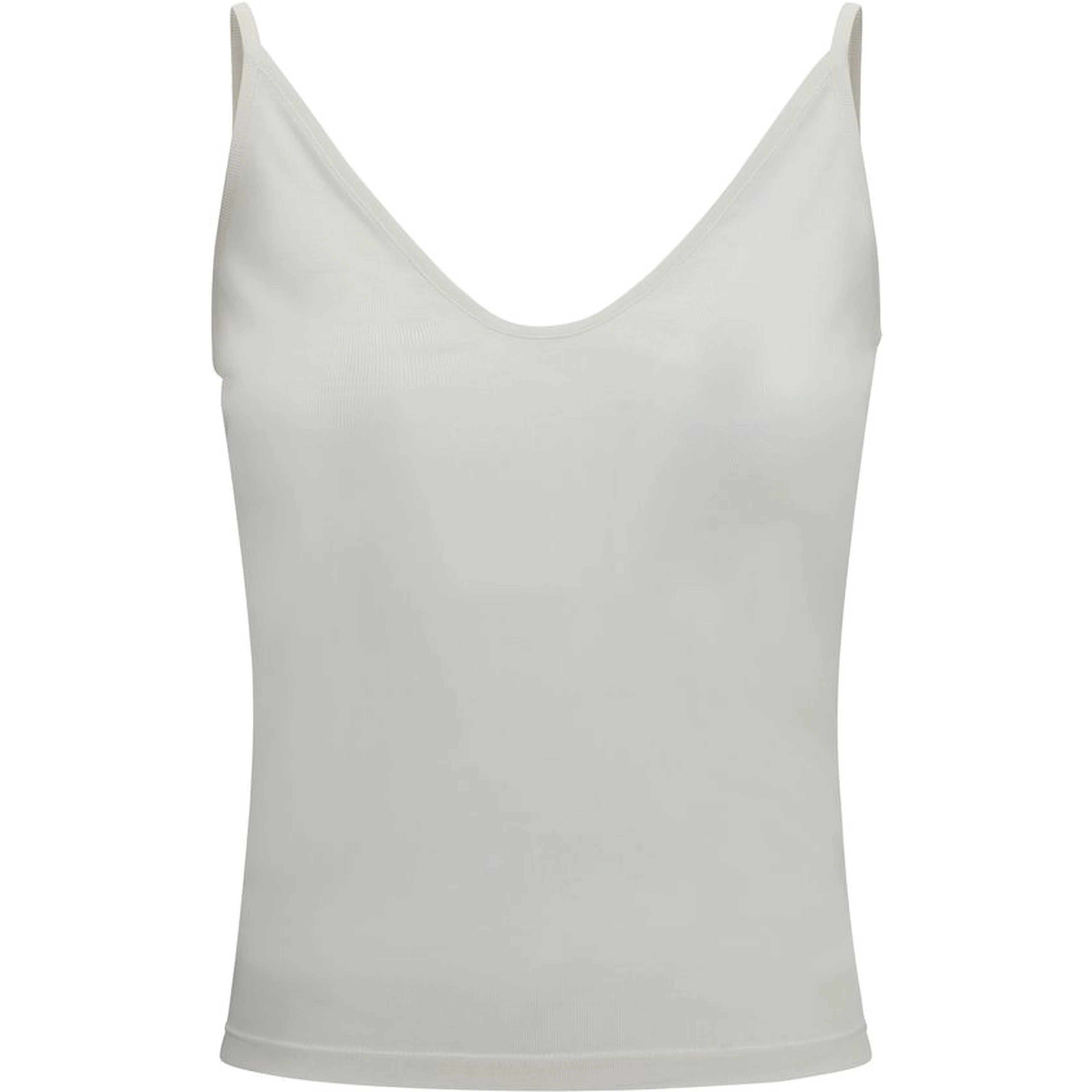 White Silk Tank Tops