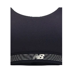 Black Polyester Sport Bra