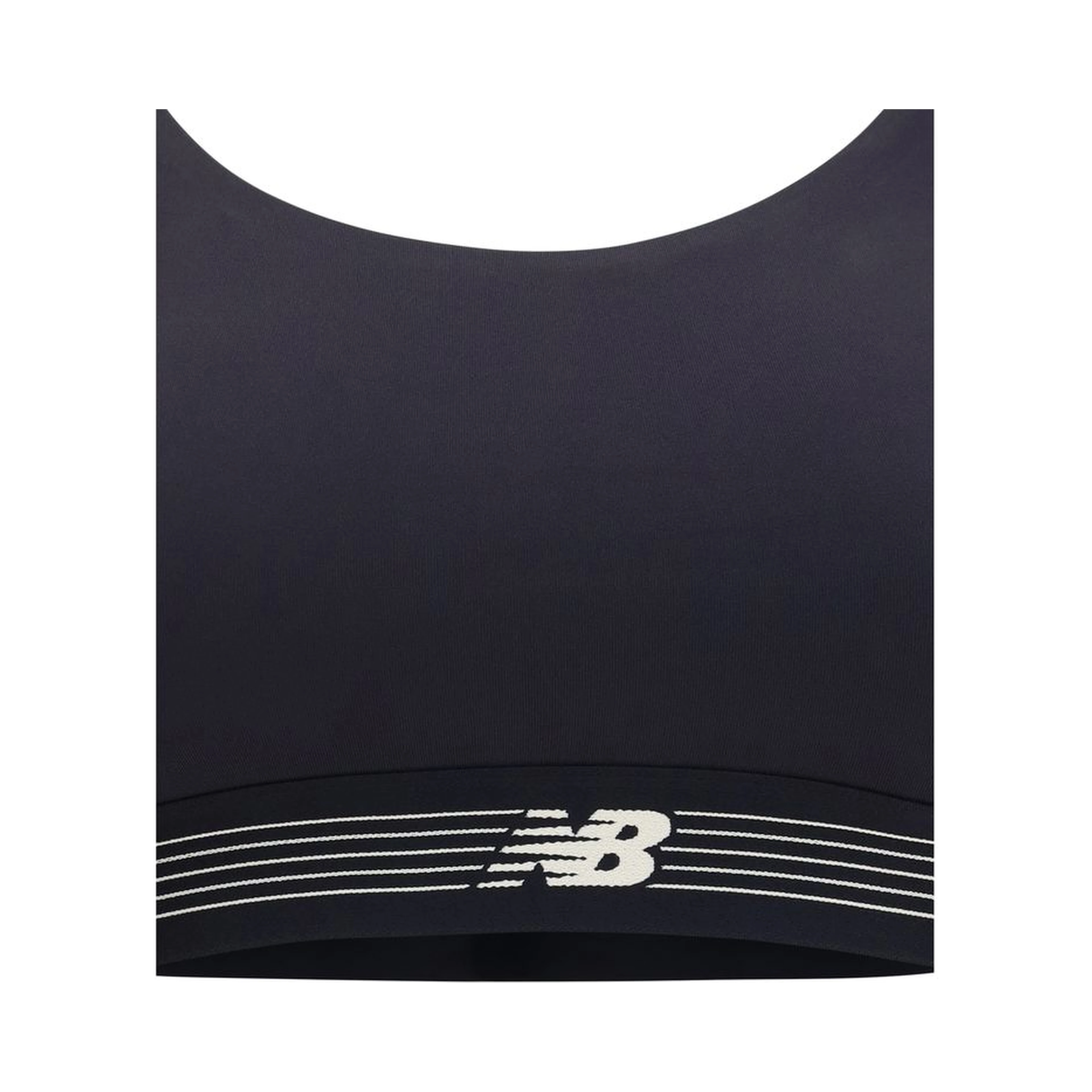 Black Polyester Sport Bra