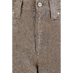 Beige Cotton Jeans Denim