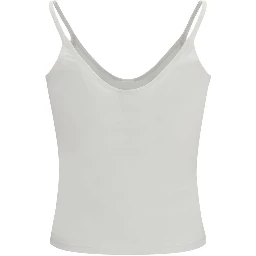 White Silk Tank Tops