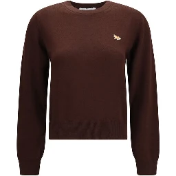 Brown Wool Oves Aries Sweatshirt