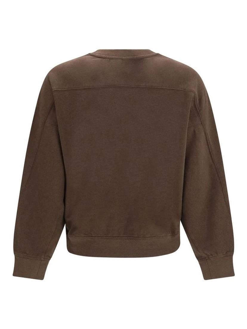 Brown Cotton Sweatshirt