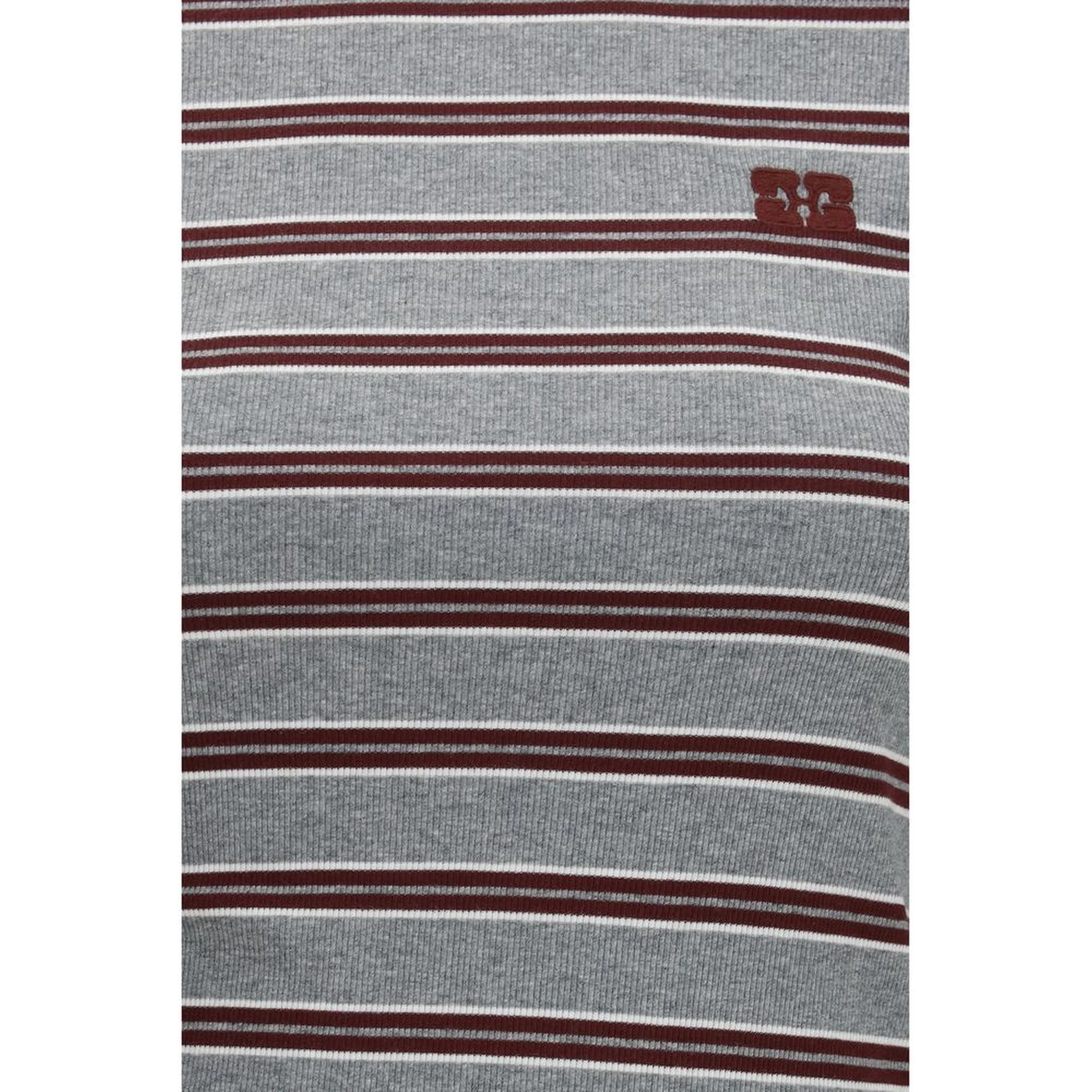 Gray Cotton Long Sleeve T-Shirt
