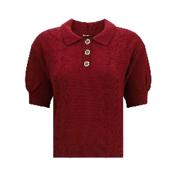 Bordeaux Wool Oves Aries Shortsleeve Shirt