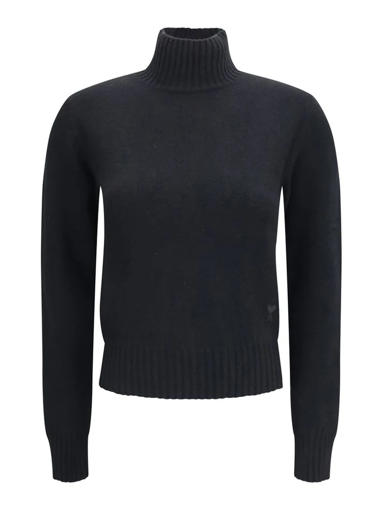Black Cashmere Turtleneck