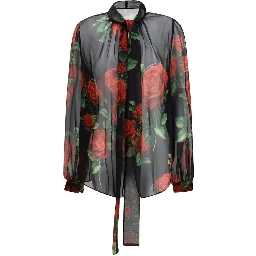 Black Silk Blouse