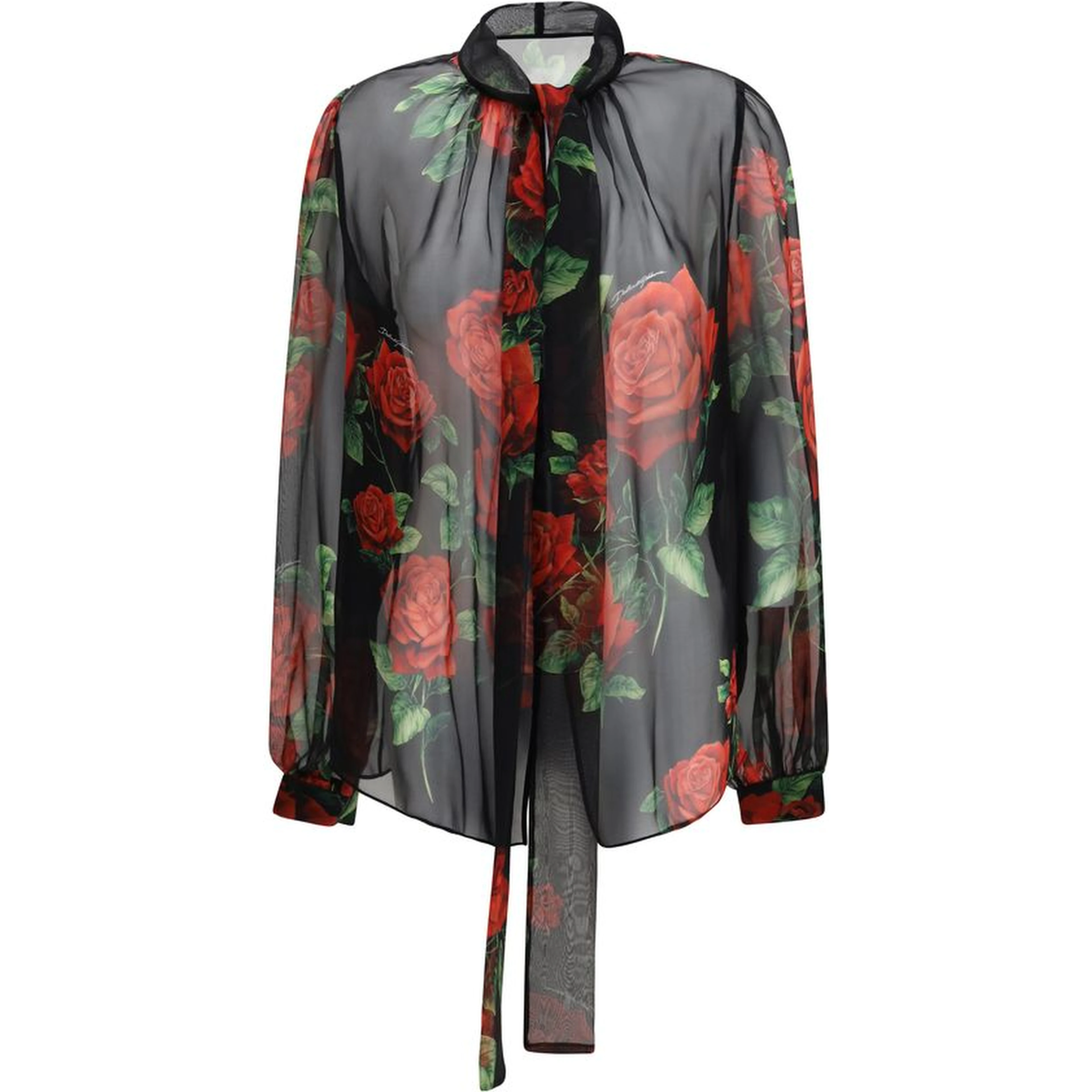Black Silk Blouse