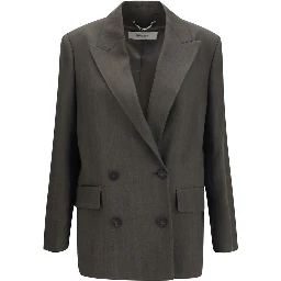 Bicolor Viscose Blazer