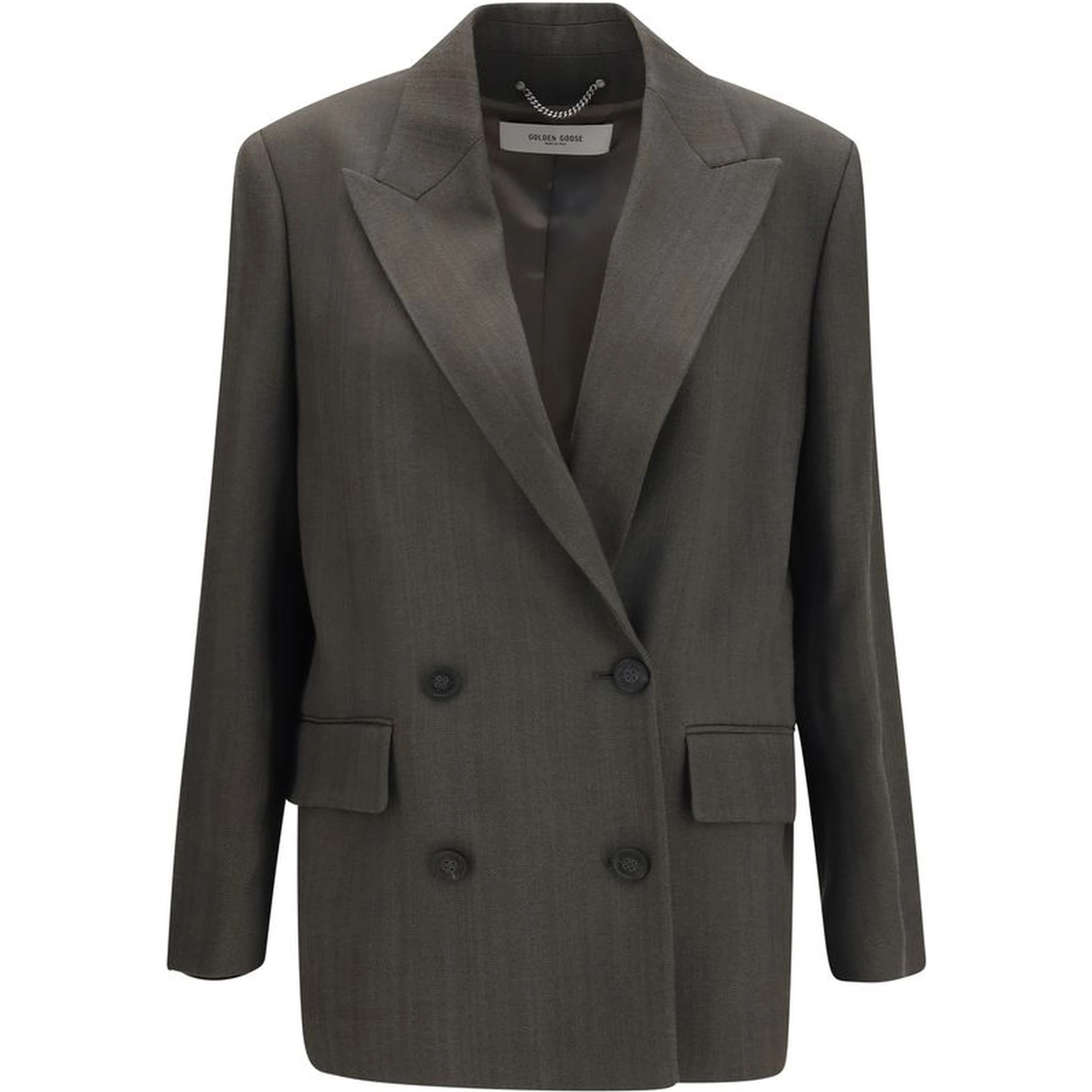 Bicolor Viscose Blazer