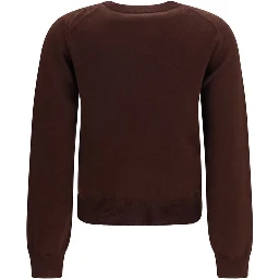 Brown Wool Oves Aries Sweatshirt