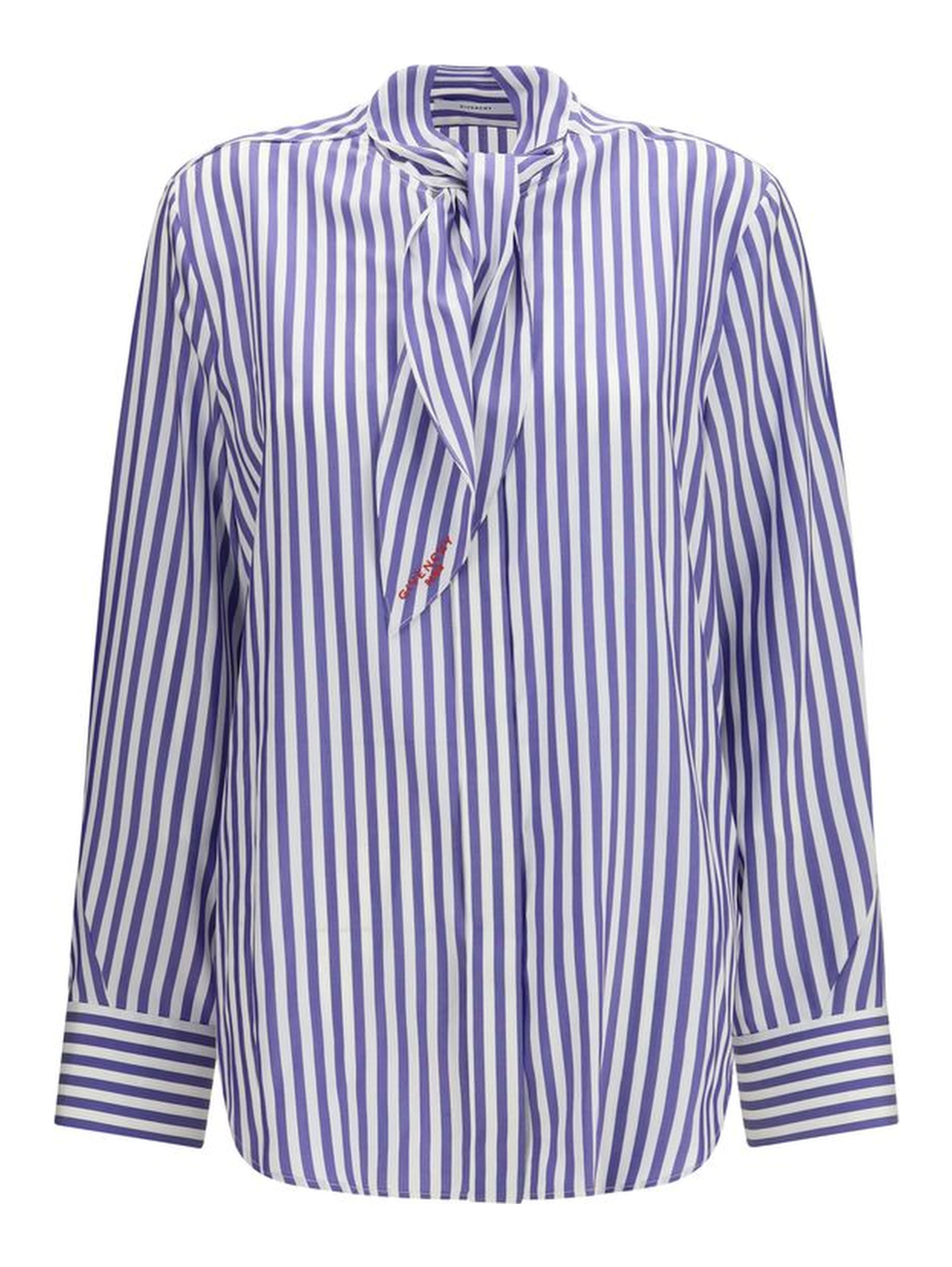 Blue Silk Blouse