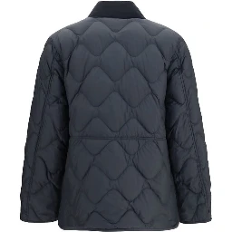 Gray Polyester Shell Jacket
