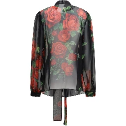 Black Silk Blouse