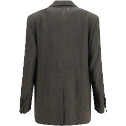 Bicolor Viscose Blazer