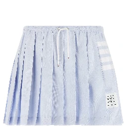 Blue Cotton Long Skirt