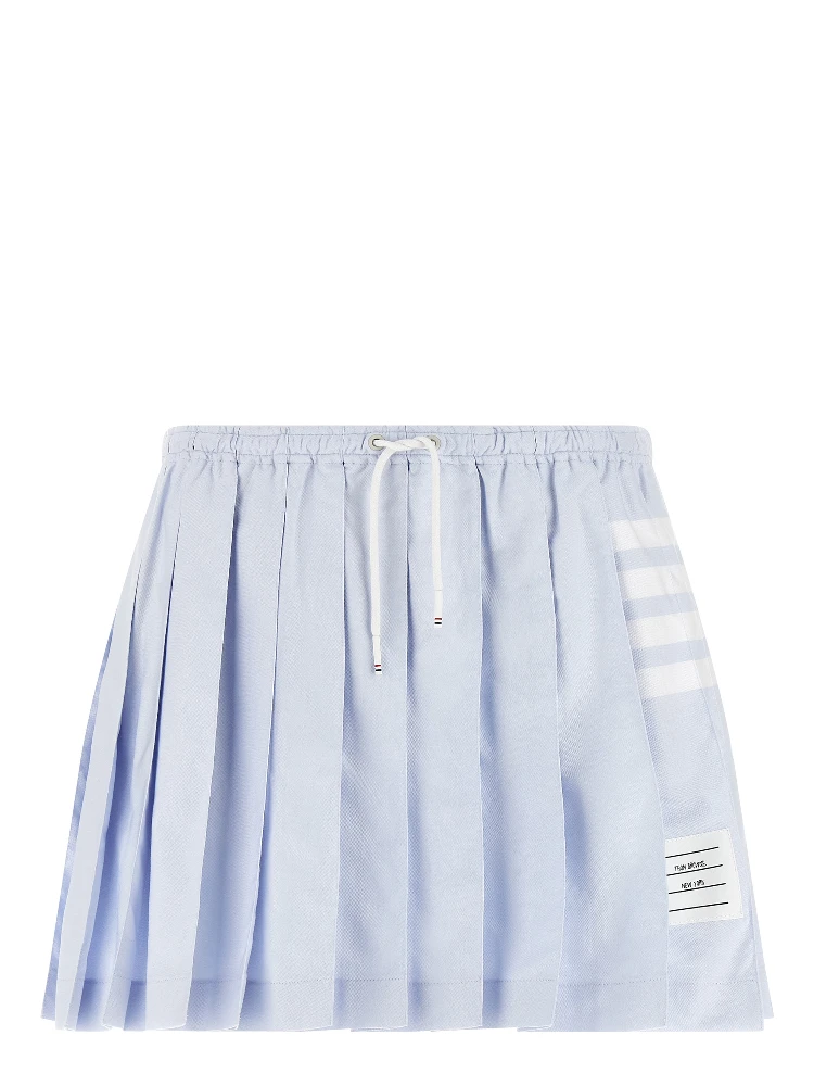Blue Cotton Long Skirt