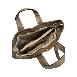 Beige Cowhide Handbag