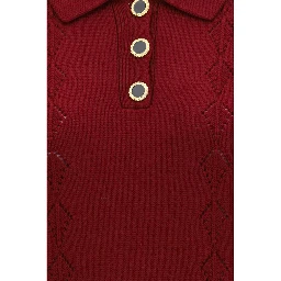 Bordeaux Wool Oves Aries Shortsleeve Shirt