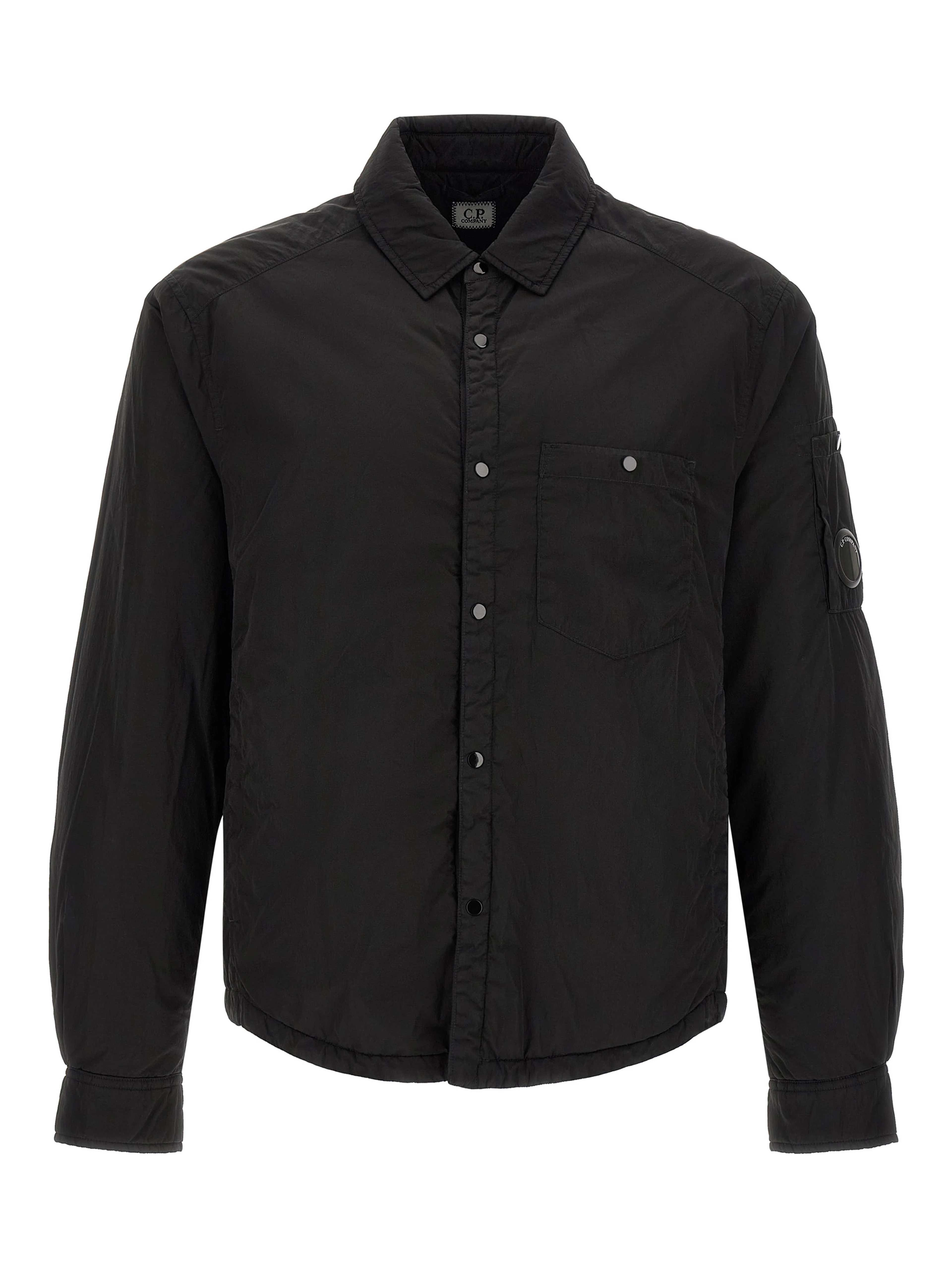Black Polyamide Full-Length Jacket