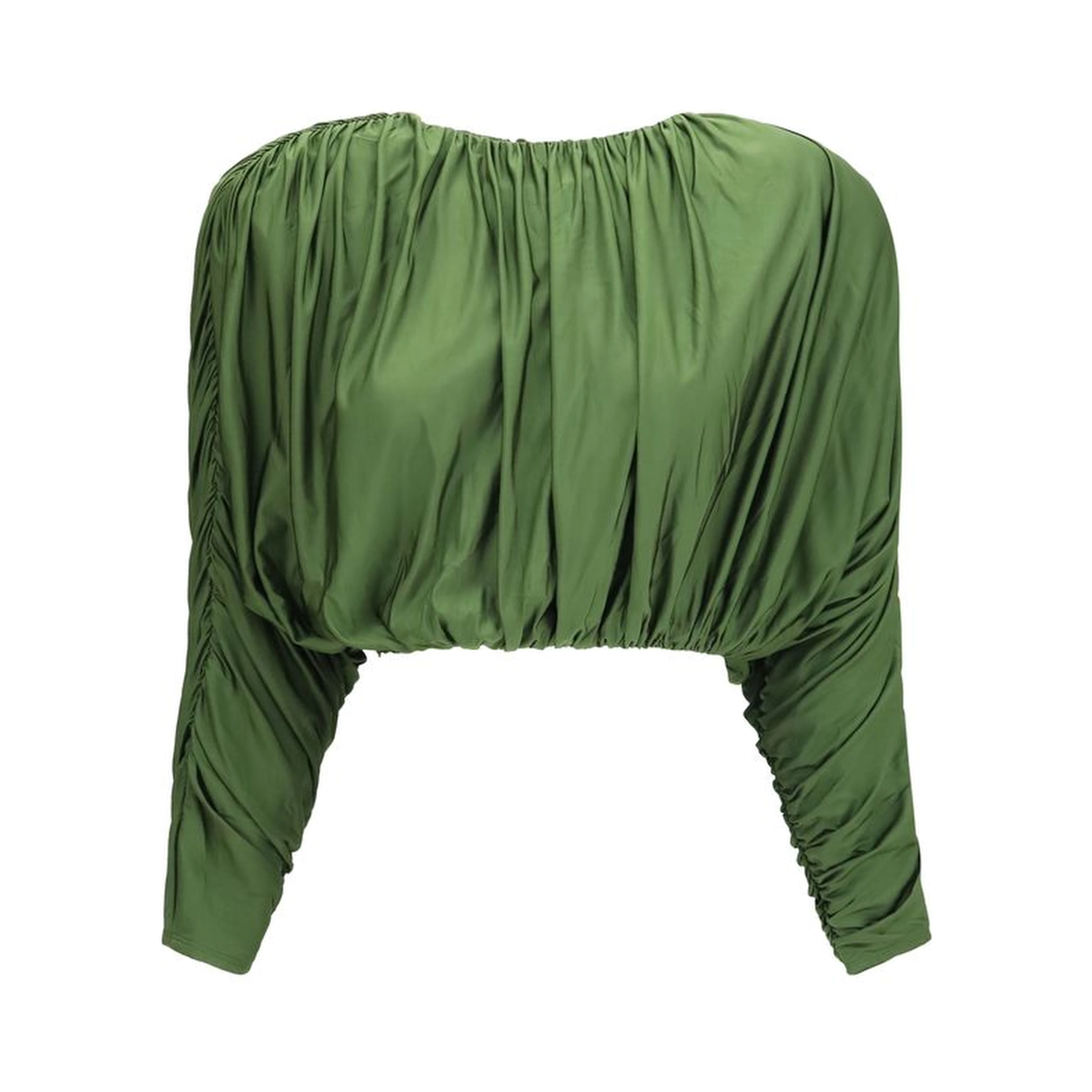 Bicolor Viscose Long Sleeve T-Shirt