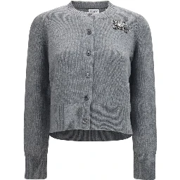 Gray Wool Oves Aries Cardigan