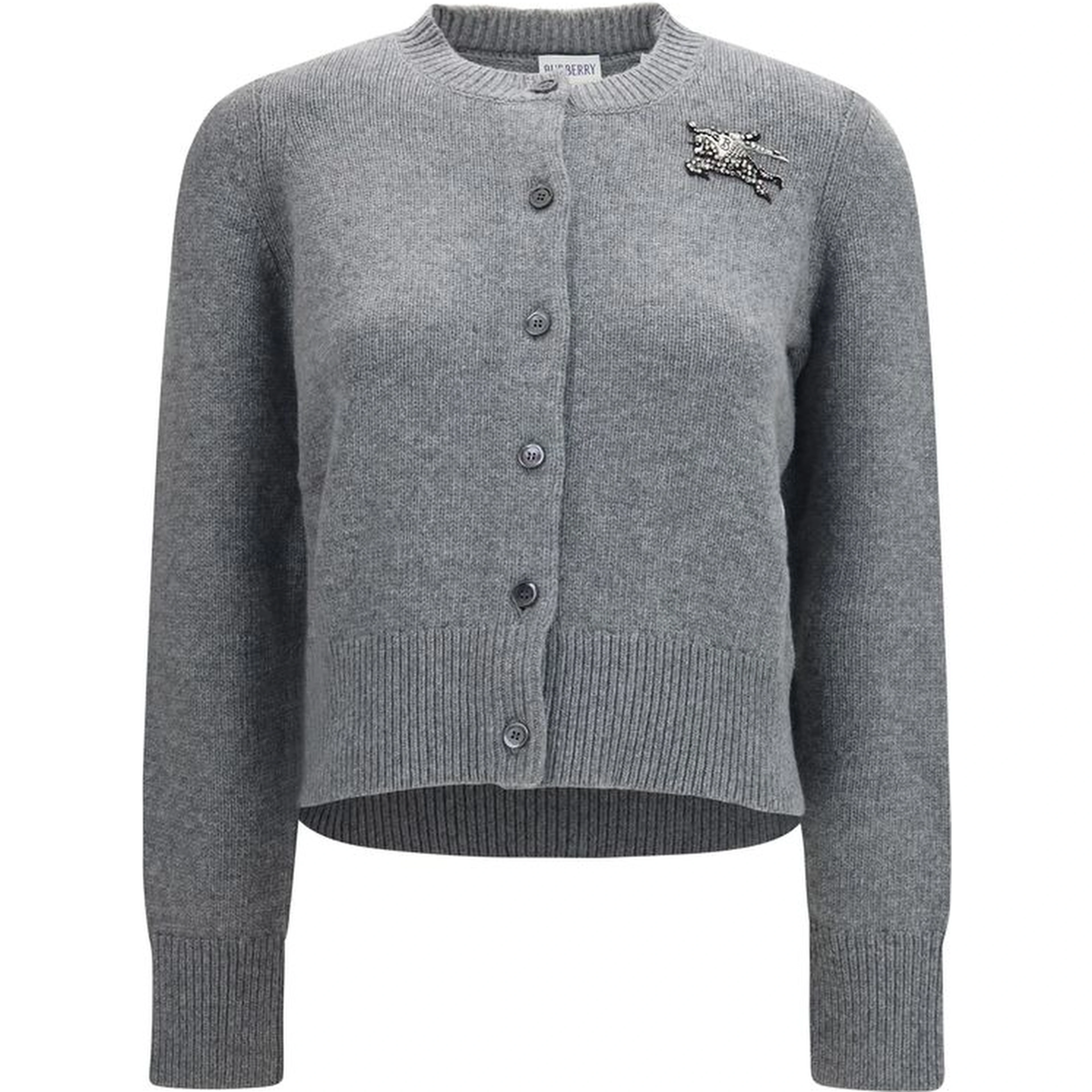 Gray Wool Oves Aries Cardigan