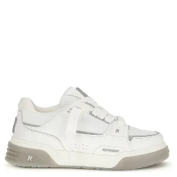 White Calf Leather Bos Taurus Sneakers